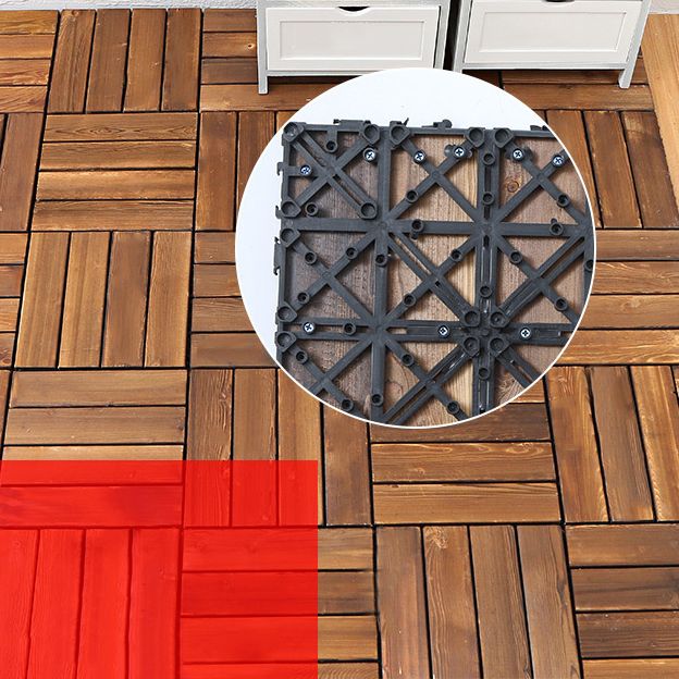 Pavimento laminato effetto pino scuro resistente alla muffa
