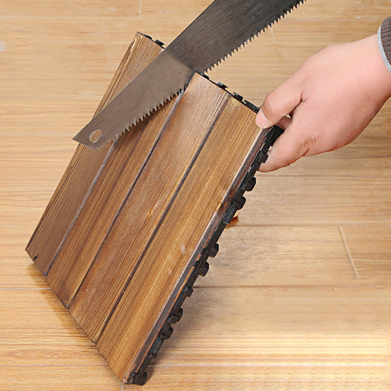 Pavimento laminato effetto pino scuro resistente alla muffa