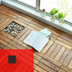Pavimento laminato effetto pino scuro resistente alla muffa
