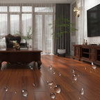 Pavimento laminato impermeabile effetto legno con incastro a clic