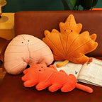 Peluche foglie autunnali kawaii