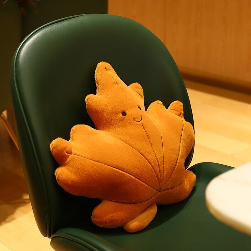 Peluche foglie autunnali kawaii