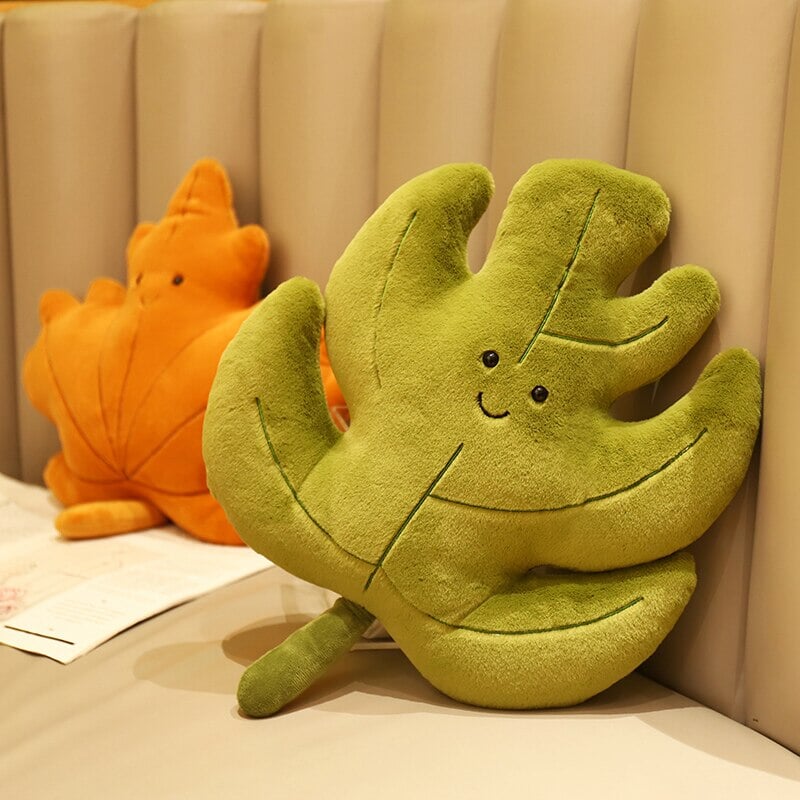 Peluche foglie autunnali kawaii