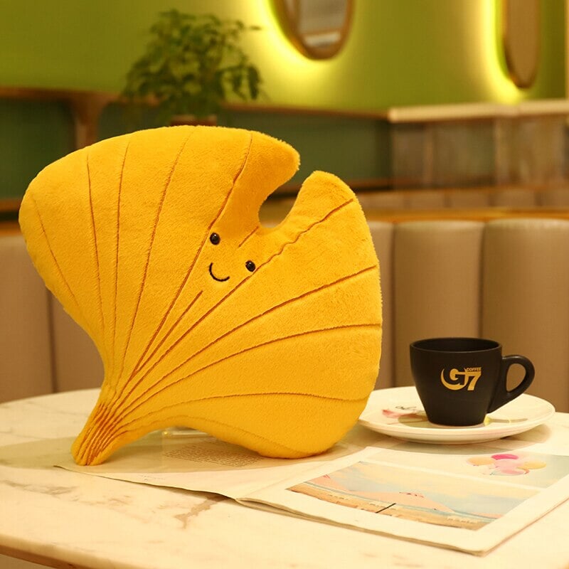 Peluche foglie autunnali kawaii