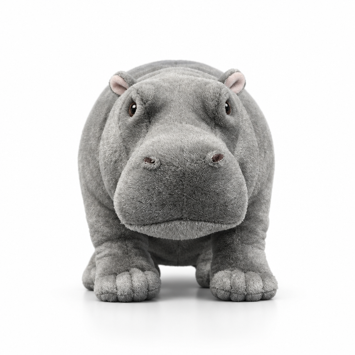 Peluche ippopotamo realistico - Morbido animale di peluche fedele alla realtà, 3+ anni