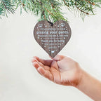 Pendente in legno per albero di Natale – decorazione natalizia amicizia