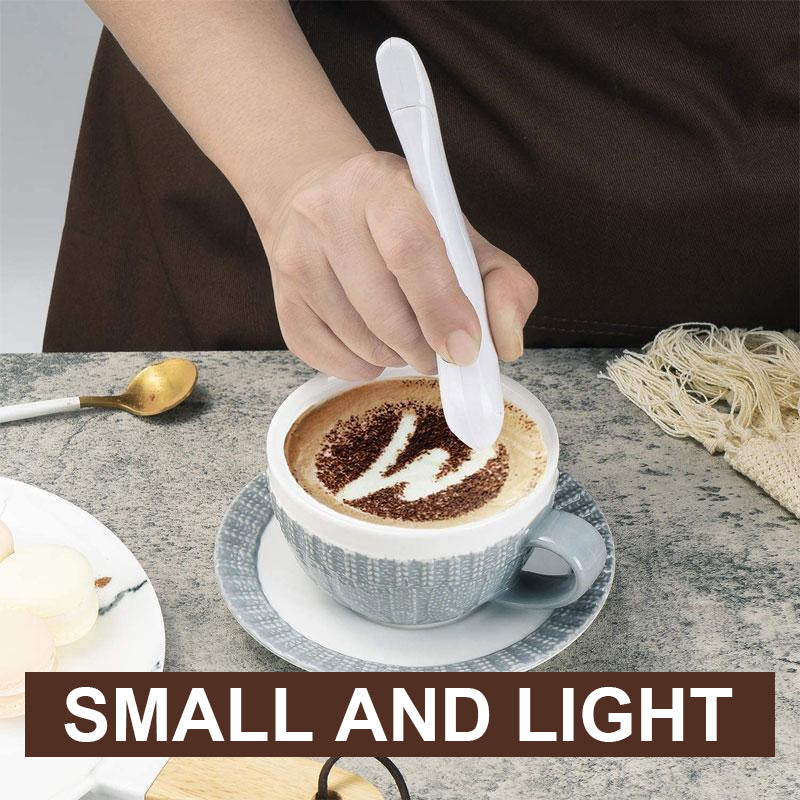 Penna decorativa per caffè e latte art