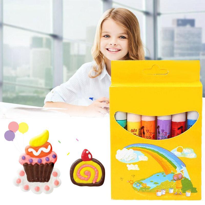Pennarelli popcorn 3D gonfiabili fai-da-te (set da 6 pezzi)