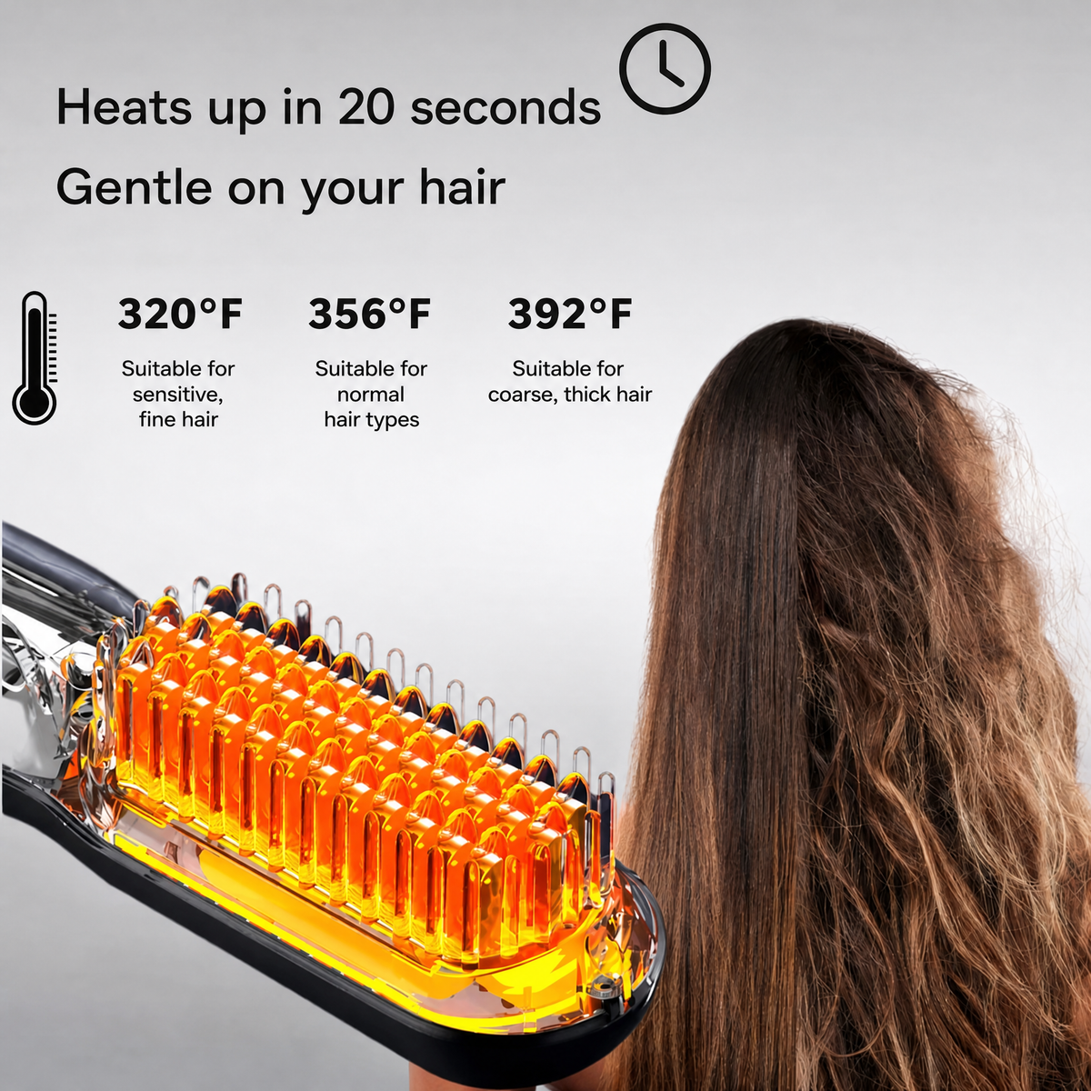 Piastra lisciante | Spazzola lisciante cordless | Styling veloce e capelli lucenti | IonFlex Styler