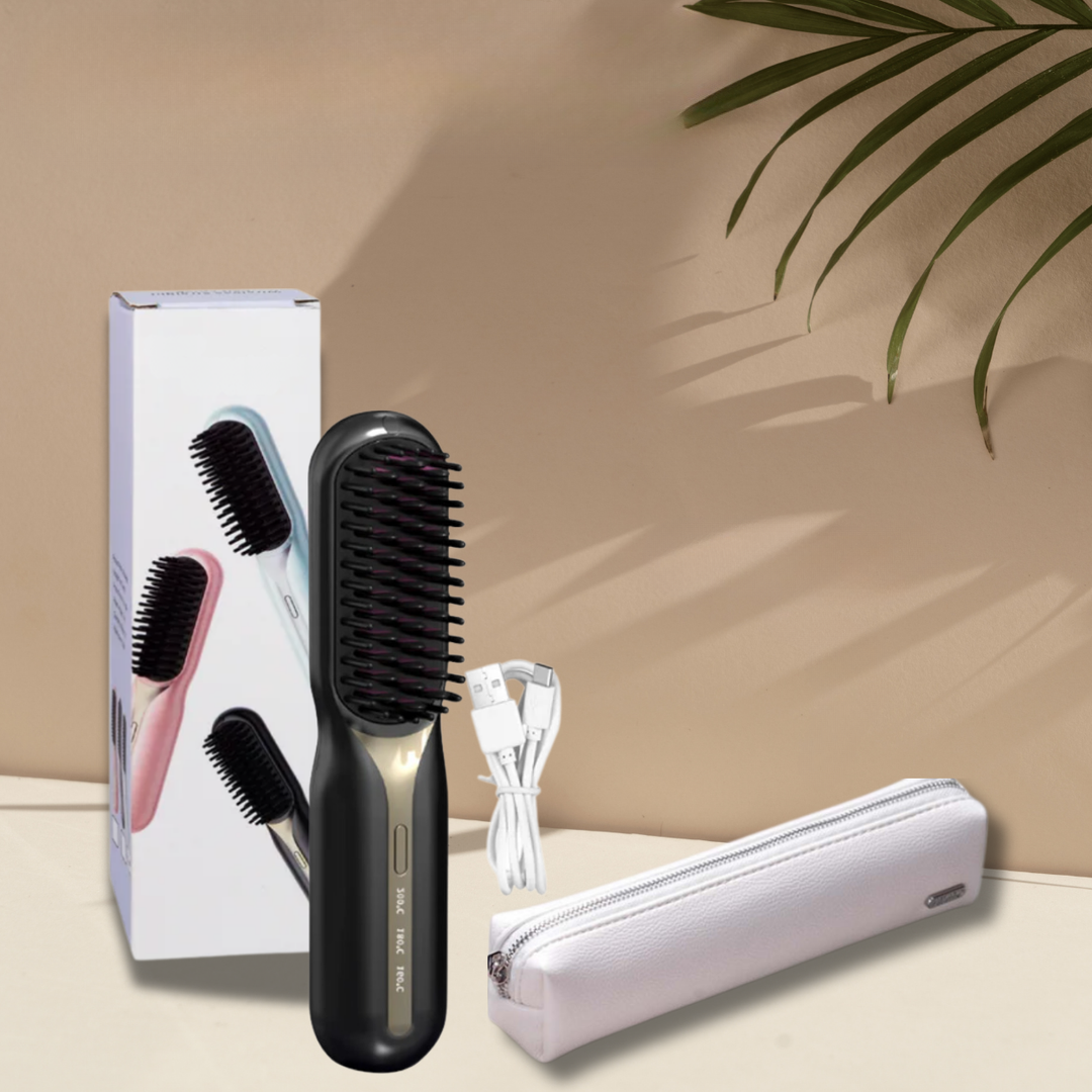 Piastra lisciante | Spazzola lisciante cordless | Styling veloce e capelli lucenti | IonFlex Styler