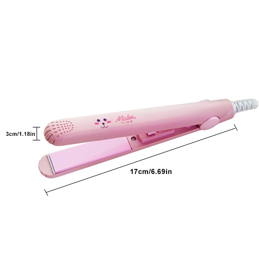 Piastra mini 2 in 1 per capelli