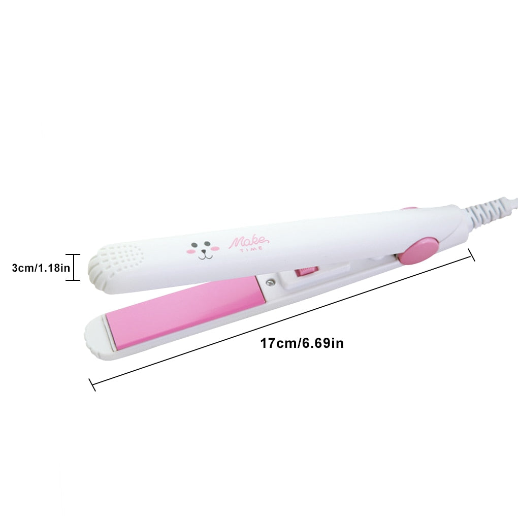 Piastra mini 2 in 1 per capelli