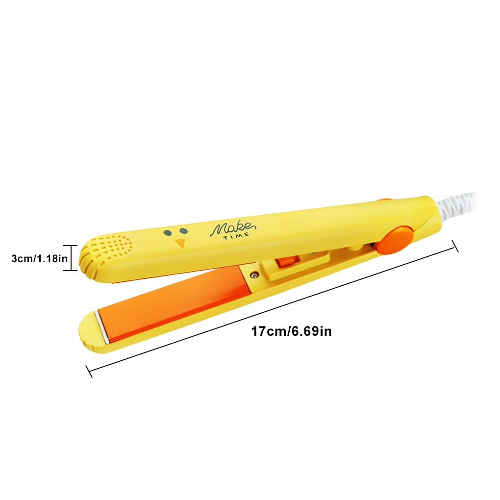 Piastra mini 2 in 1 per capelli