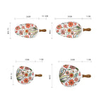 Piatti ovali in ceramica nordica con manico in legno