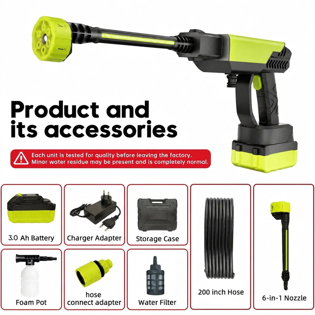 Pistola idropulitrice cordless Falivelli
