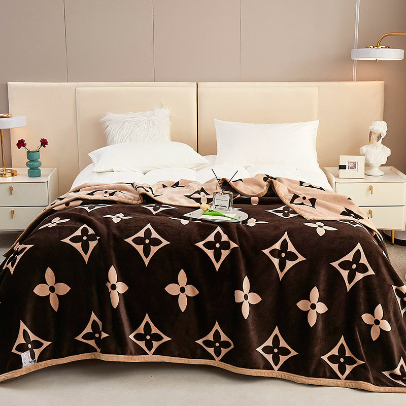 Piumone donna in cotone con fantasia floreale