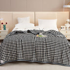 Piumone donna in cotone con fantasia floreale