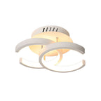 Plafoniera LED con struttura in metallo nero