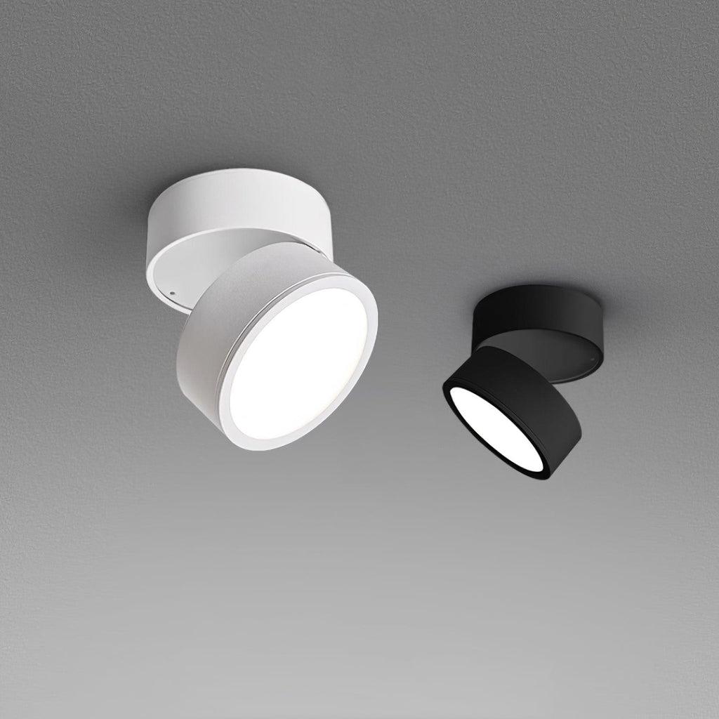Plafoniera LED Favilla con meccanismo orientabile