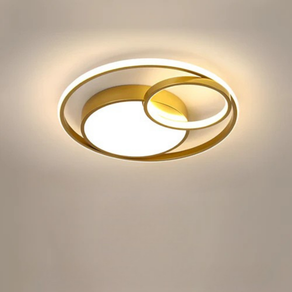 Plafoniera LED moderna con anelli dimmerabile