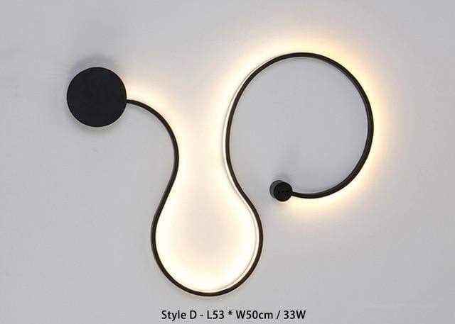 Plafoniera LED moderna a superficie per soggiorno e camera da letto