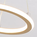 Plafoniera LED rotonda nordica in metallo e silice per corridoio