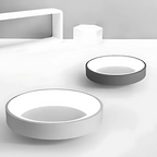 Plafoniera LED rotonda nordica moderna a filo soffitto
