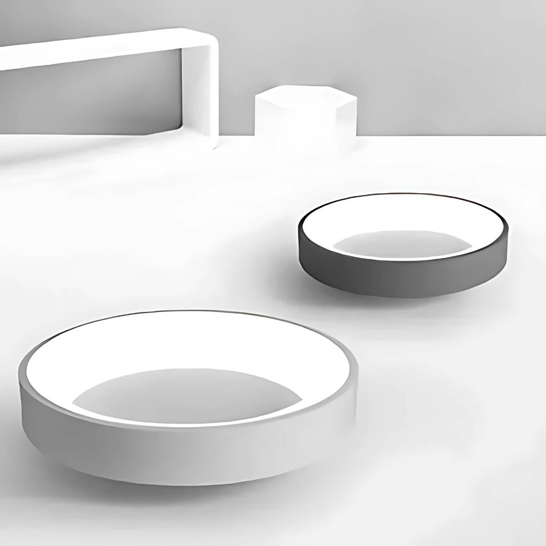 Plafoniera LED rotonda nordica moderna a filo soffitto