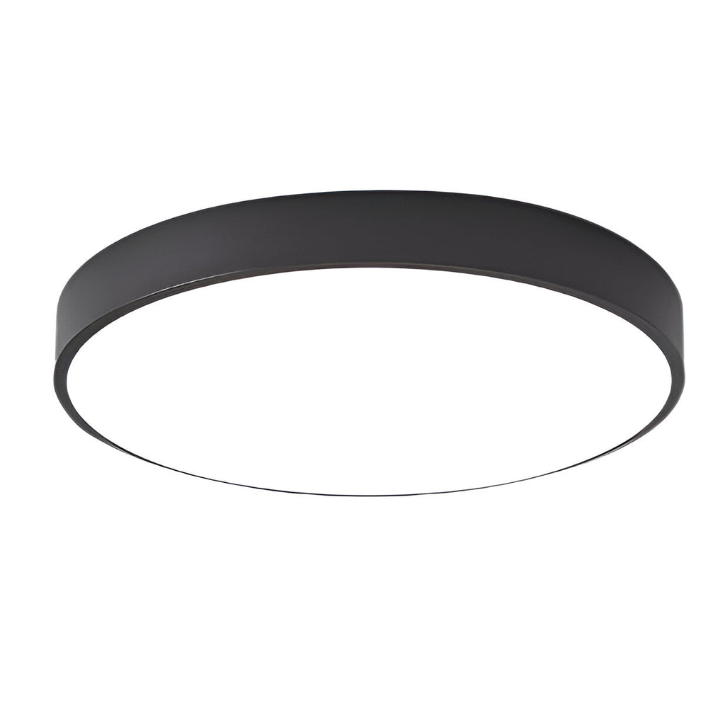 Plafoniera rotonda moderna con cornice sottile