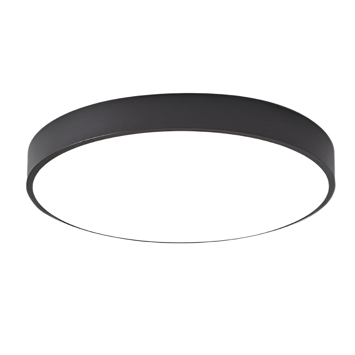 Plafoniera rotonda moderna con cornice sottile
