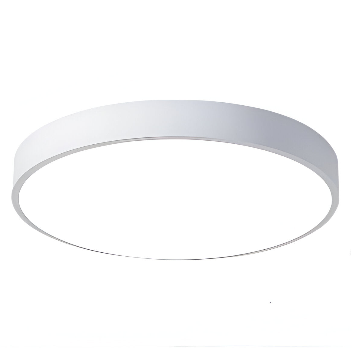 Plafoniera rotonda moderna con cornice sottile