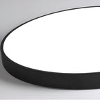Plafoniera rotonda moderna con cornice sottile