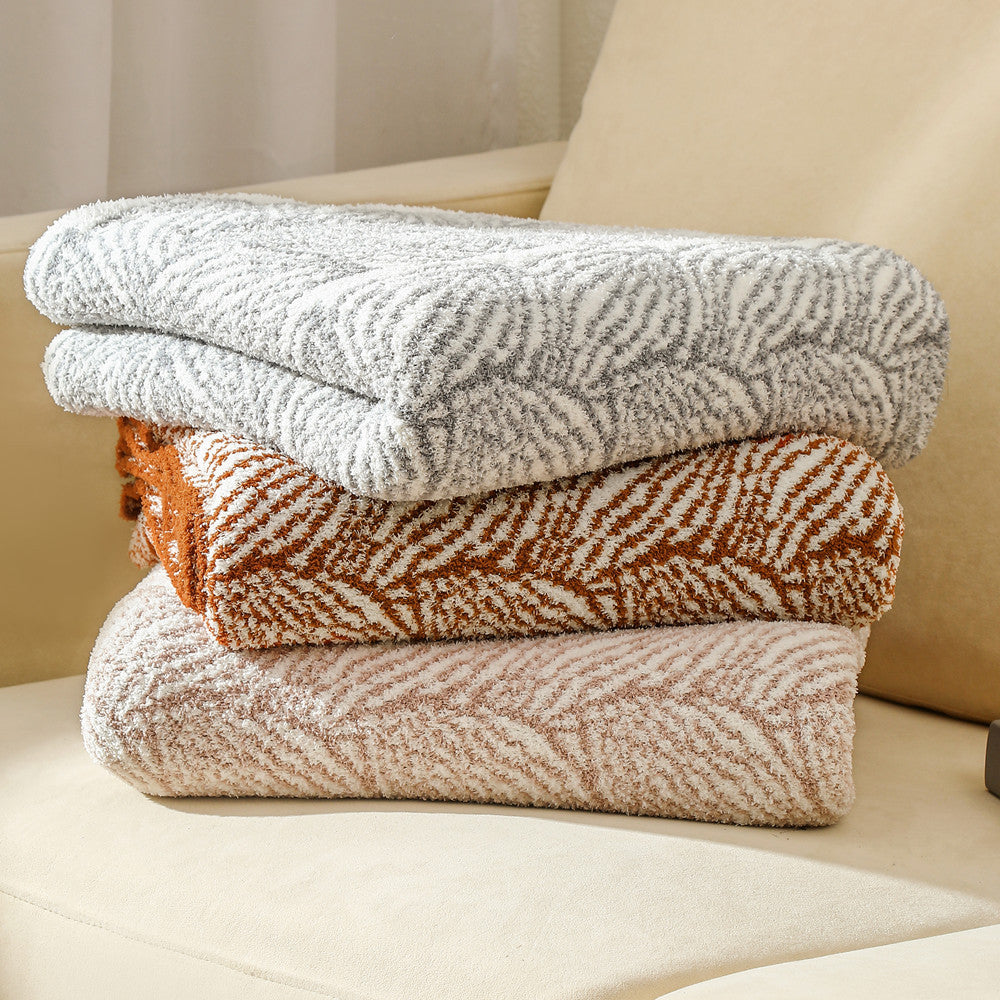 Plaid decorativo in morbido peluche