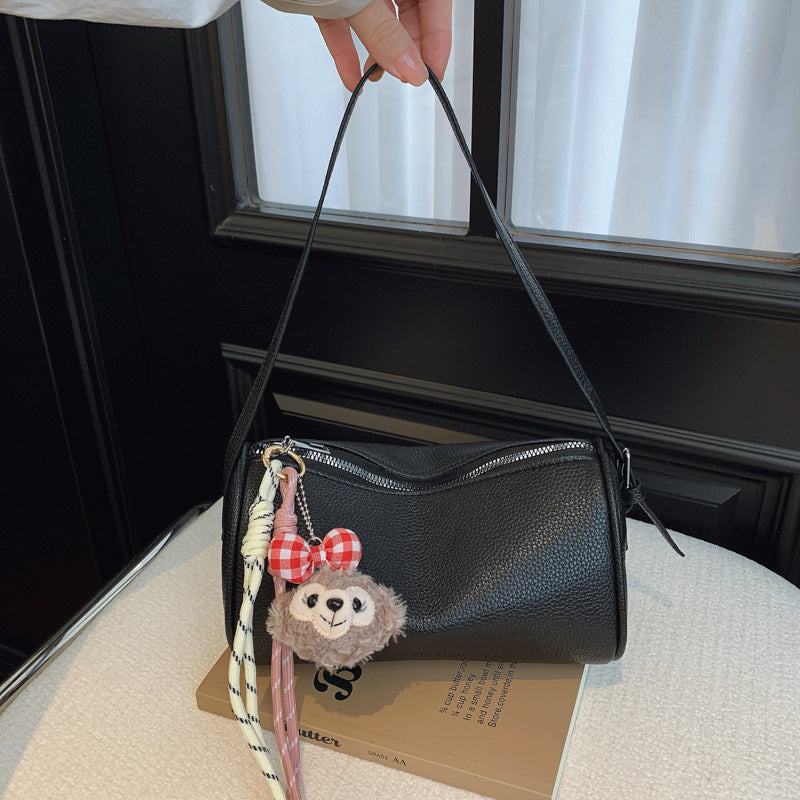Pochette a tracolla con texture elegante