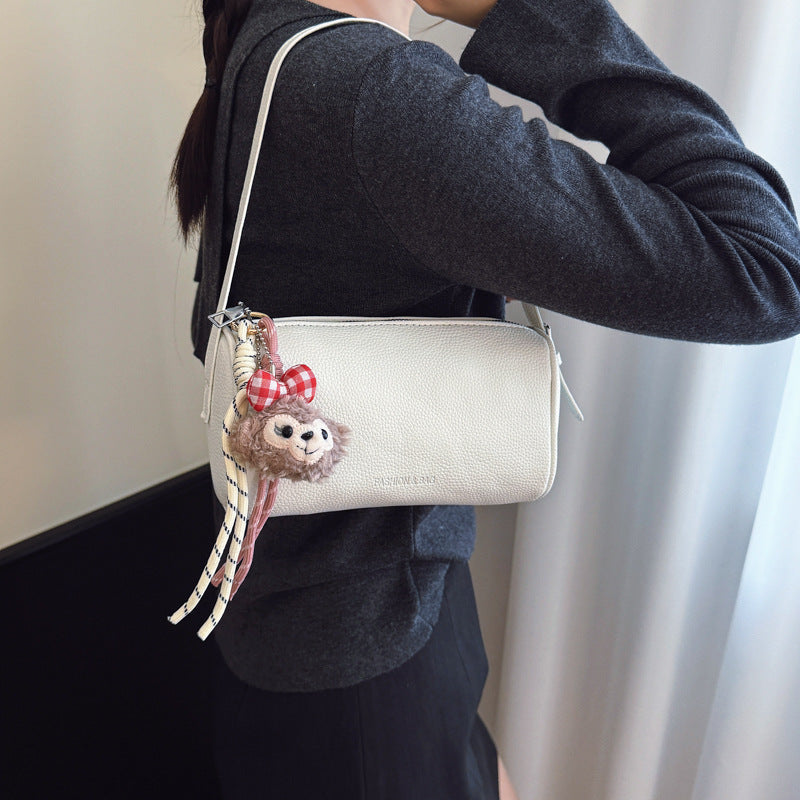 Pochette a tracolla con texture elegante