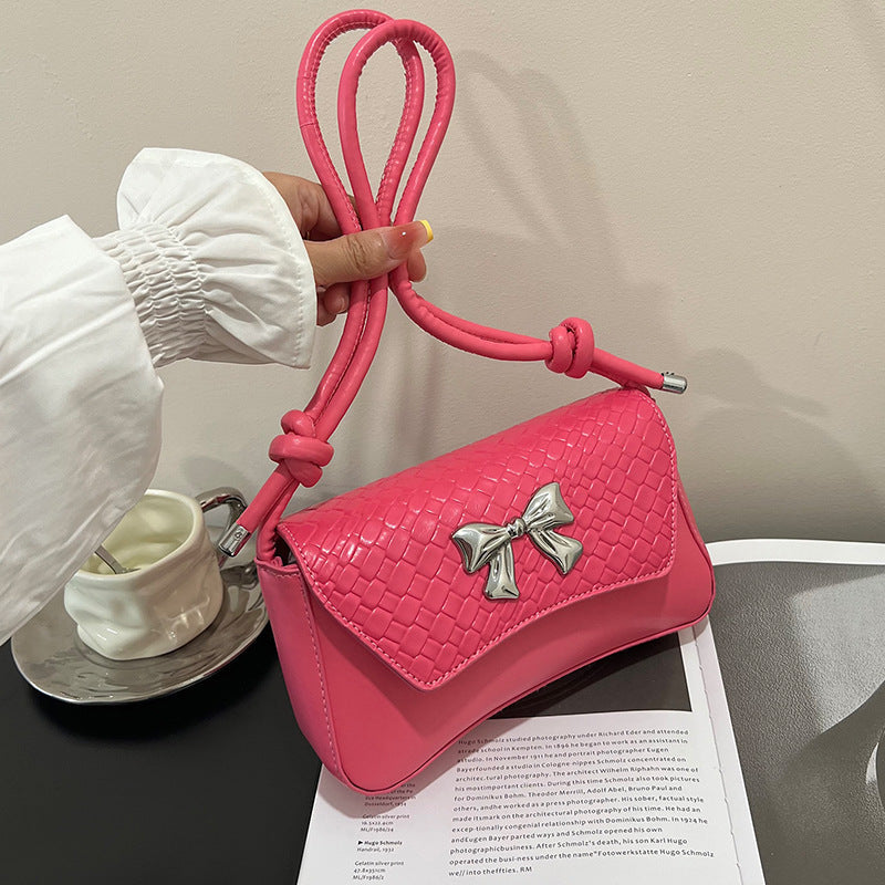 Pochette con fiocco e manico
