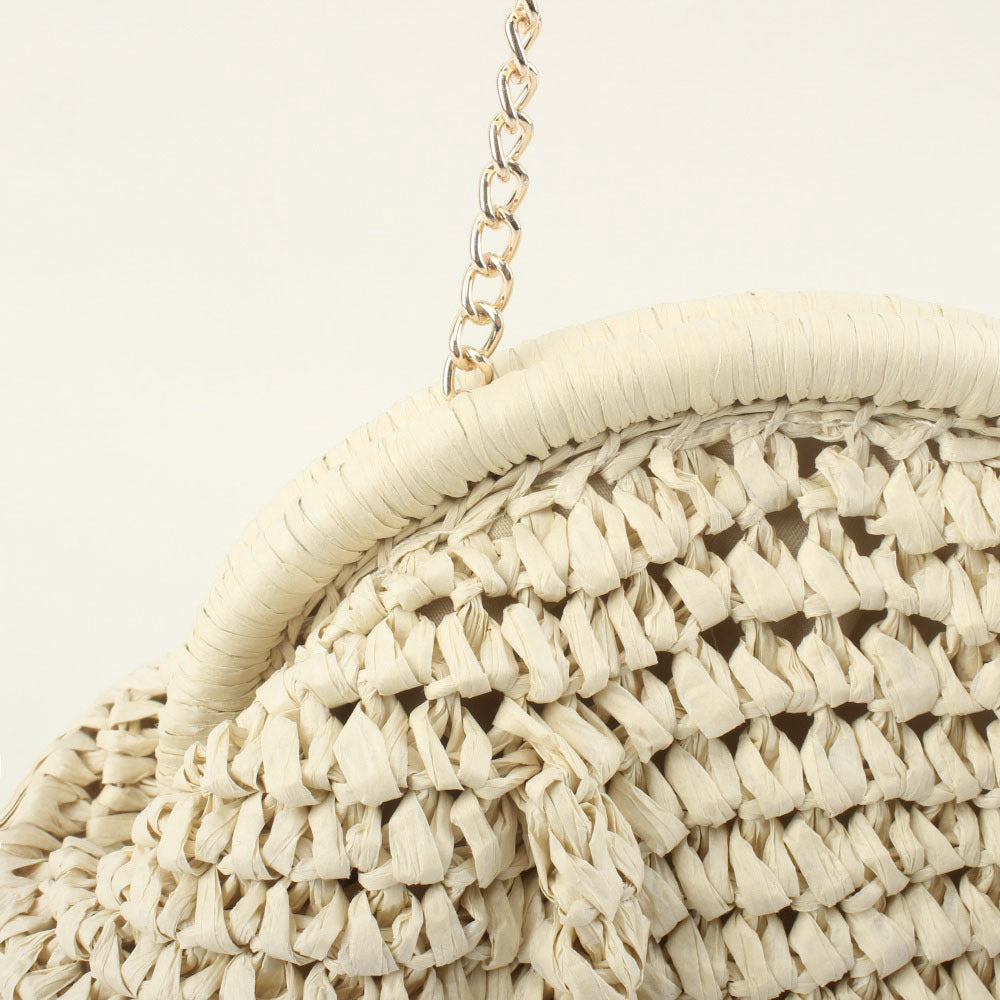 Pochette con intreccio decorativo