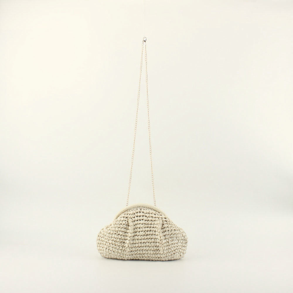 Pochette con intreccio decorativo