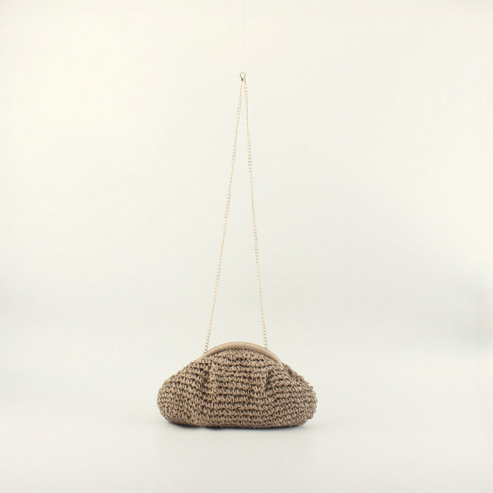 Pochette con intreccio decorativo