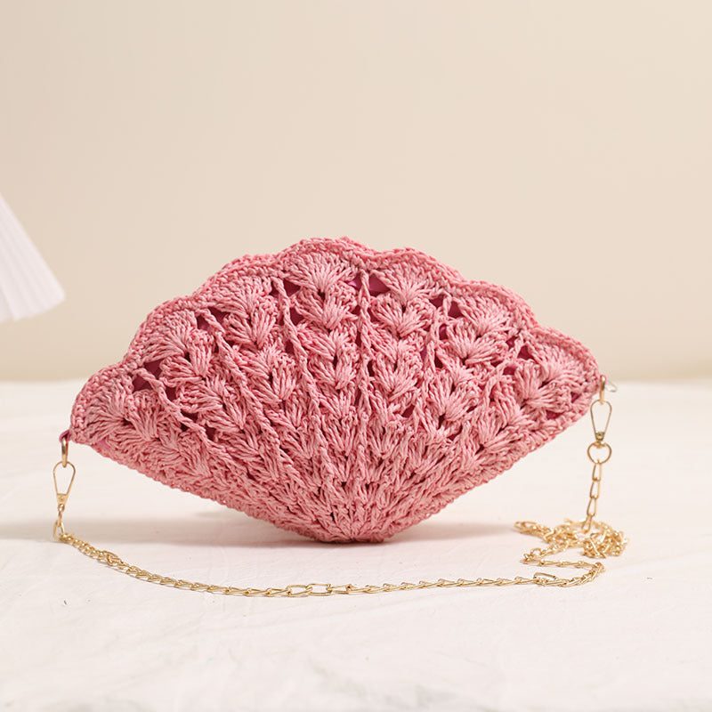 Pochette elegante a forma di conchiglia