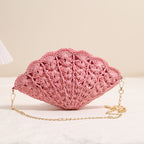 Pochette elegante a forma di conchiglia