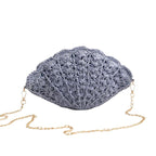 Pochette elegante a forma di conchiglia