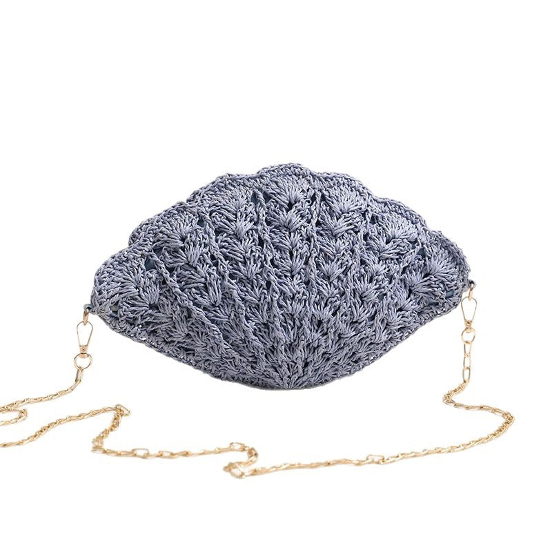Pochette elegante a forma di conchiglia