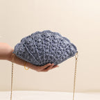 Pochette elegante a forma di conchiglia