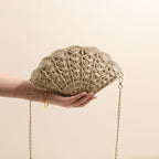 Pochette elegante a forma di conchiglia