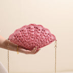 Pochette elegante a forma di conchiglia