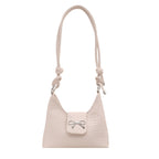 Pochette elegante con fiocco decorativo