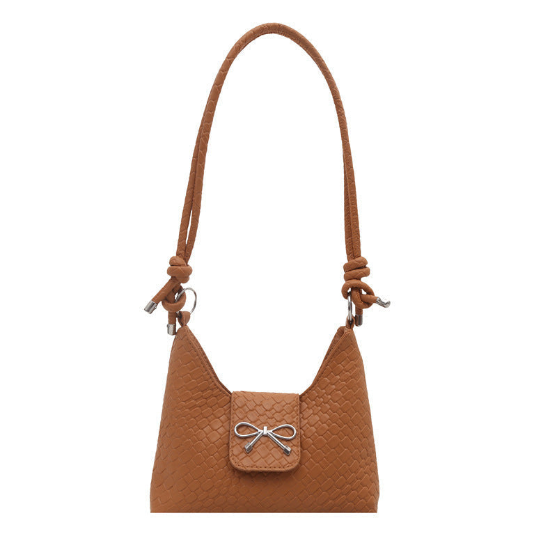 Pochette elegante con fiocco decorativo