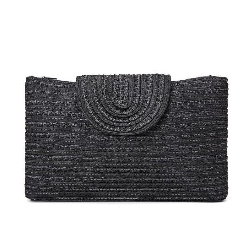 Pochette elegante con struttura intrecciata di alta qualità
