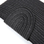 Pochette elegante con struttura intrecciata di alta qualità